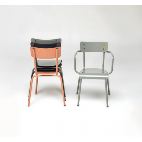 Chaise de jardin Sun – Uni Gris Anthracite