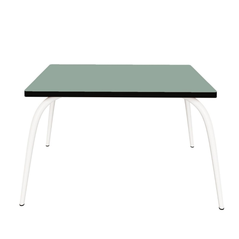 Table de jeux enfants Gaby - uni Kaki - Pieds Blancs