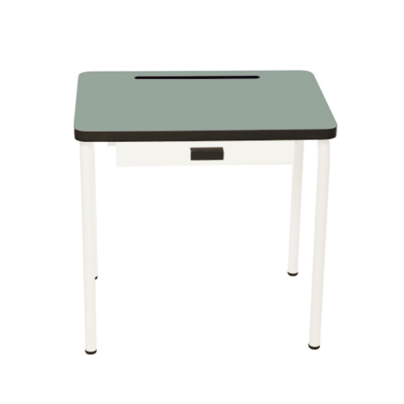 Bureau d’écolier enfant Régine – Uni Kaki - Pieds Blancs