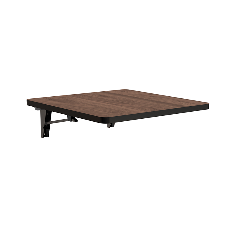 Table rabattable - Stratifié Uni Bois Foncé