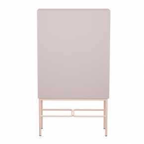 Cabinet de rangement Elienor - Grand modèle - Rose Poudré - Rose Poudré - Pieds Rose Poudré