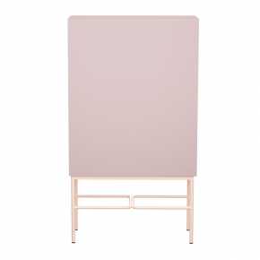 Cabinet de rangement Elienor - Grand modèle - Avocado/Rose Poudré - Pieds Rose Poudré