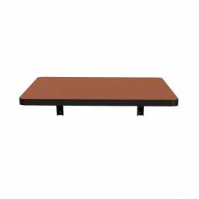 Table rabattable - Stratifié Uni Paprika