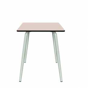 Table de jardin Sun – Uni Rose Poudré - Pieds Menthe - 65x65