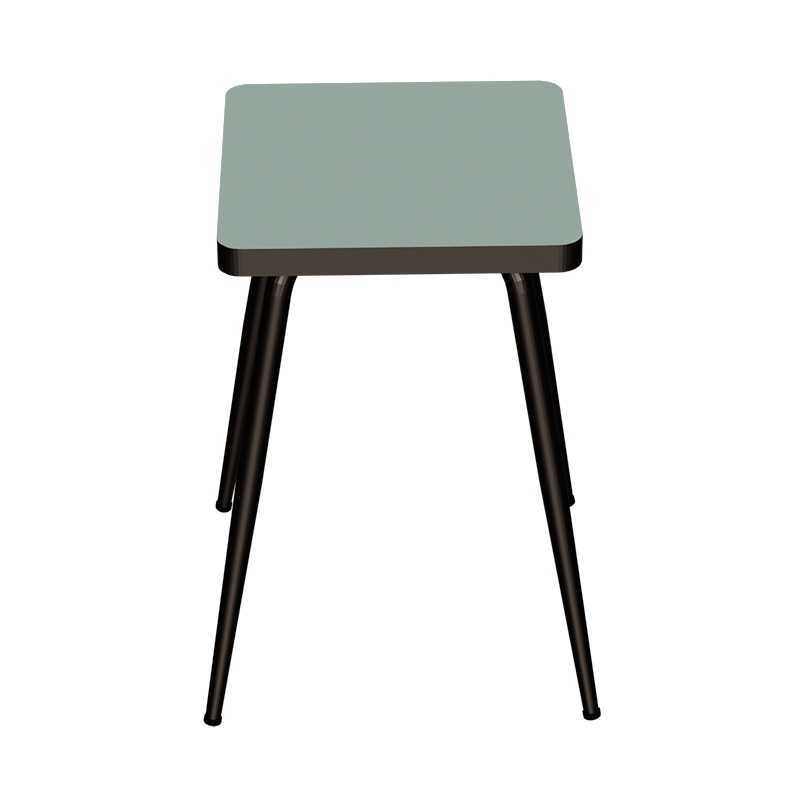 Tabouret Marcel 45 cm – Stratifié Uni Kaki - Pieds Noirs
