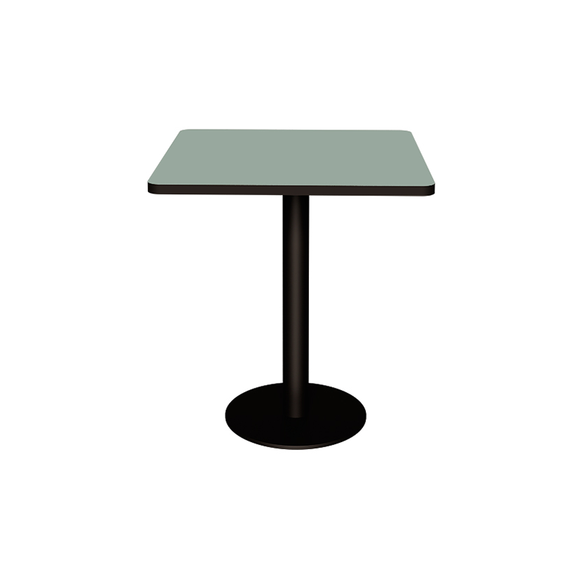 Table rabattable Albertine - Stratifié Uni Kaki - Pied Noir