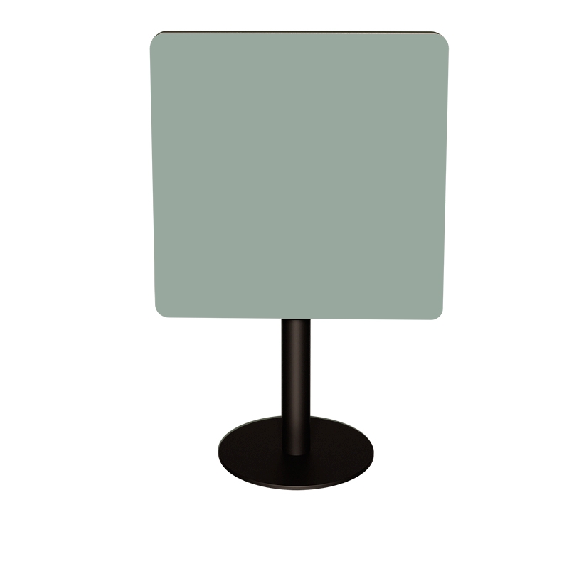 Table rabattable Albertine - Stratifié Uni Kaki - Pied Noir