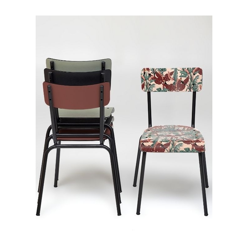 Chaise d’écolier Adulte Suzie – imprimé Wild pieds noirs