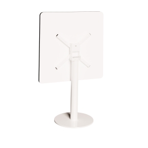 Table rabattable Albertine - Stratifié Uni Kaki - Pied Blanc