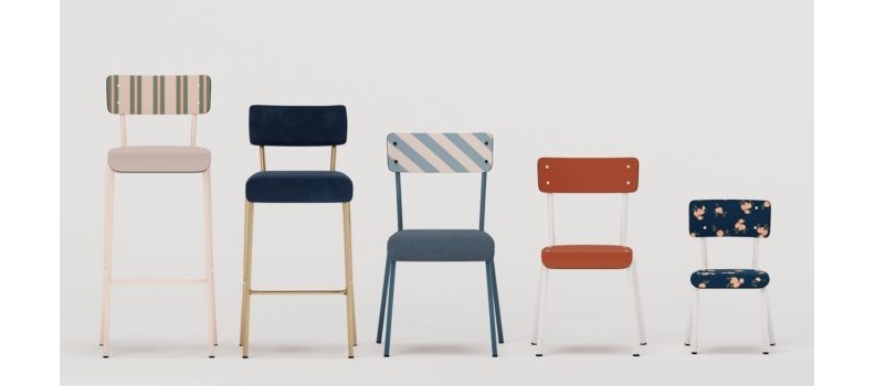 Chaises et Tabourets design : Confort et Couleurs – Les Gambettes