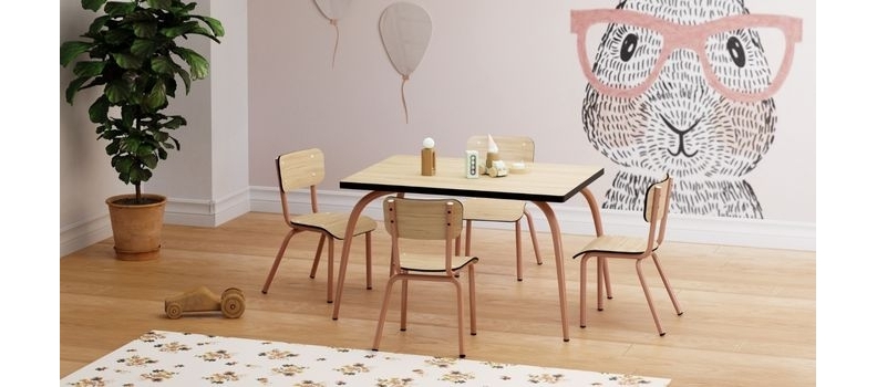 Table de jeux enfant : Mobilier créatif et coloré – Les Gambettes