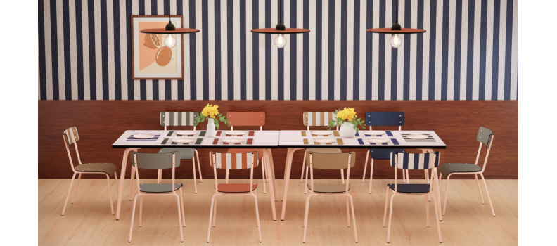 Inspiration French Riviera – Rayures iconiques, une déco ensoleillée!