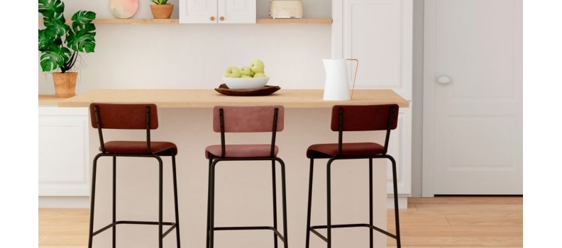 Chaise de Bar 65cm – Confort & Design pour les tables hauteurs 100cm