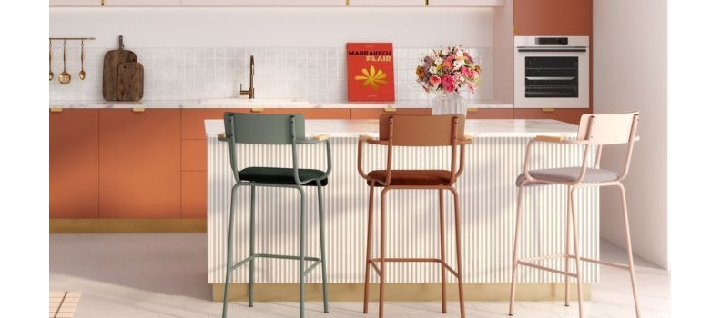 Chaise de Bar 75cm – Design & Confort pour les mange-debouts hauteur 110cm