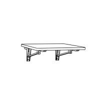 TABLES MURALES RABATTABLES 1 PERSONNE